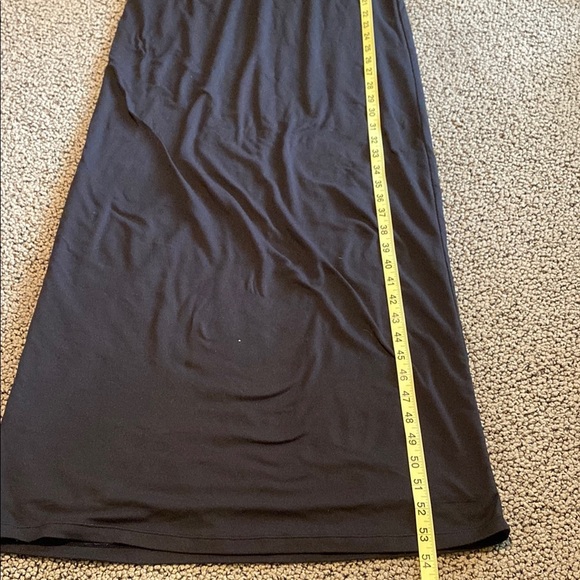 Black Scoop Neck Maxi Dress Size Small in EUC - Picture 7 of 7